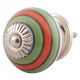 Pea Green Striped Ceramic Dresser Knobs Online